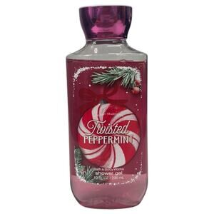 Bath And Body Works Twisted Peppermint Shower Gel Full Size Christmas 10 Fl Oz